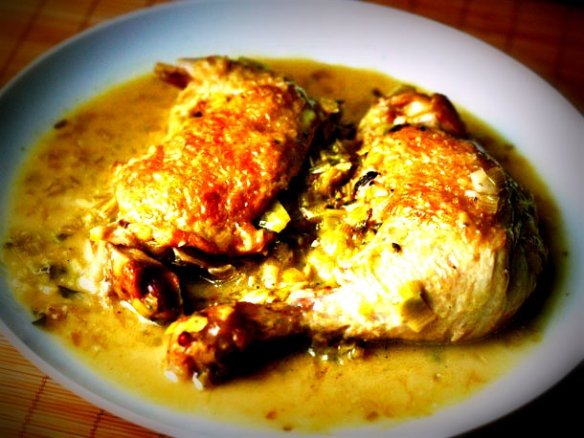 Craised Chicken, Leek and Pancetta Recipe